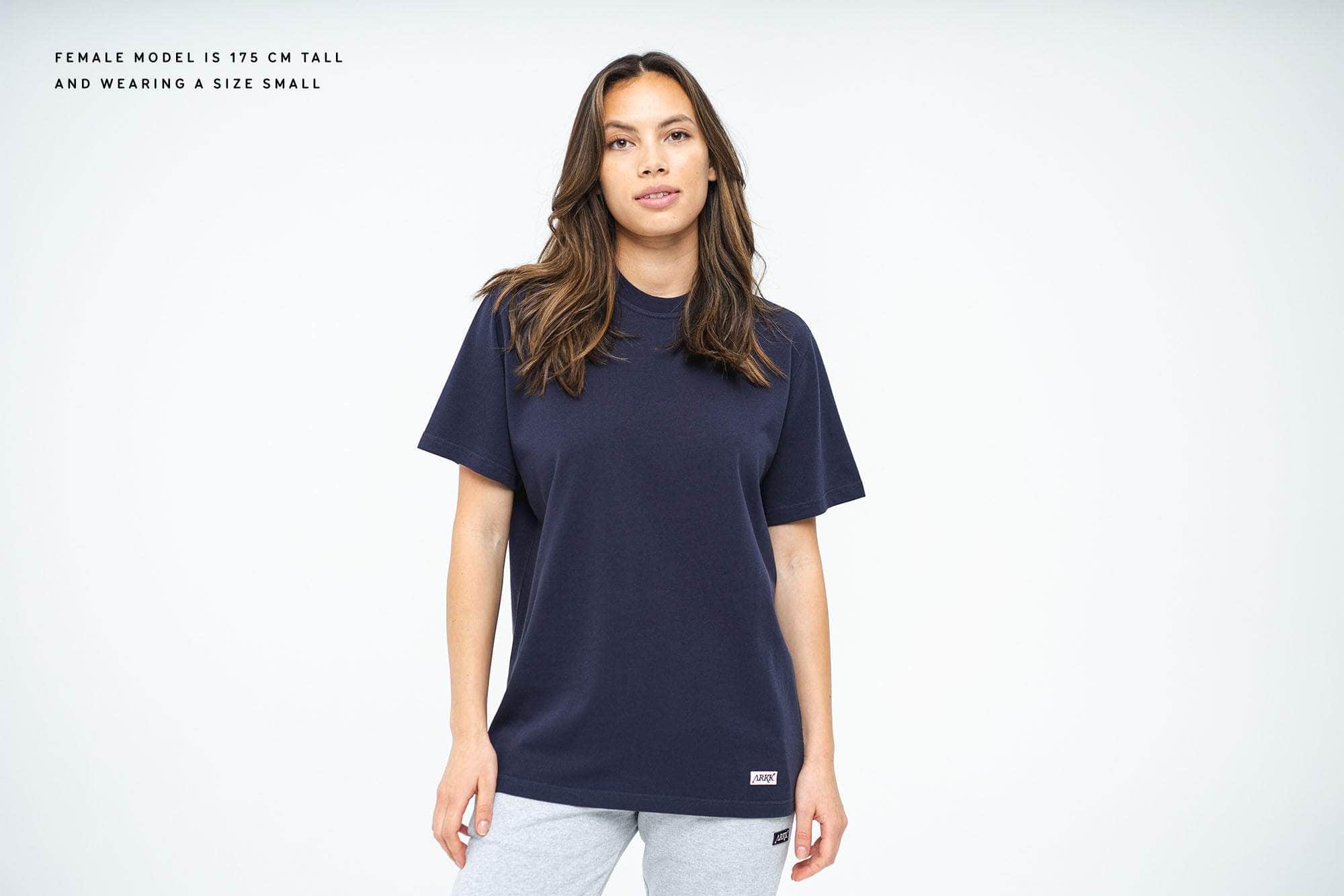 ARKK Apparel ARKK Box Logo Tee | Maritime Blue T-Shirt